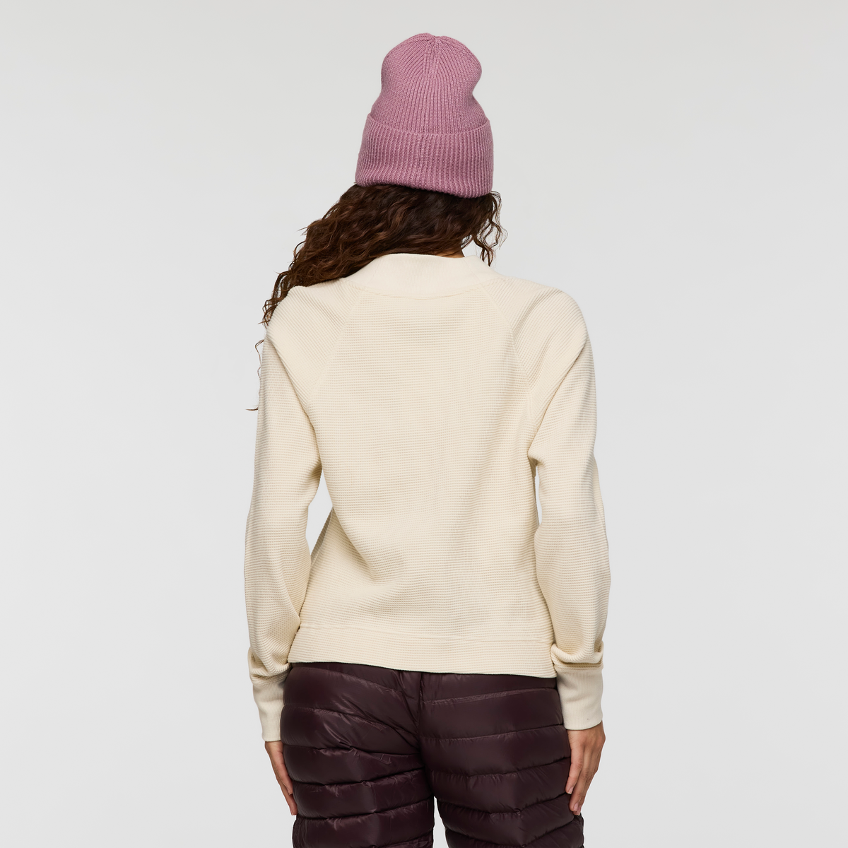 Atajo Long-Sleeve Waffle V-Neck - Women's - Image 9