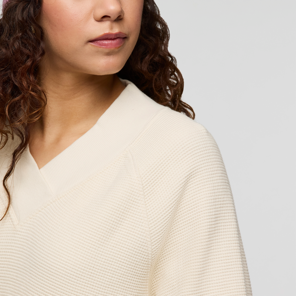 Atajo Long-Sleeve Waffle V-Neck - Women's - Image 11